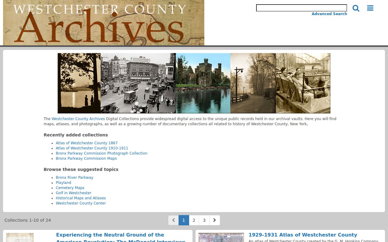 White Plains city directory historic map research at County Archives